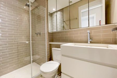Banheiro 2 de apartamento à venda com 2 quartos, 56m² em Continental, Osasco