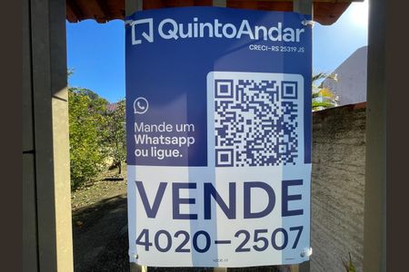 Placa instalada em 03/07/2026 com o código VZOE-17 de casa para alugar com 3 quartos, 75m² em Campestre, São Leopoldo