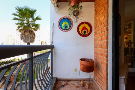 Varanda da Sala de apartamento à venda com 3 quartos, 145m² em Real Parque, São Paulo