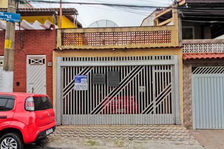 Fachada + Placa de casa à venda com 3 quartos, 87m² em Vila Gouveia, São Paulo