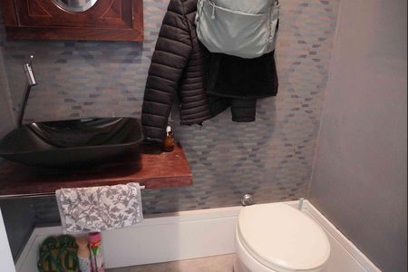 Lavabo de casa de condomínio à venda com 3 quartos, 180m² em Centro de Apoio I (alphaville), Santana de Parnaíba