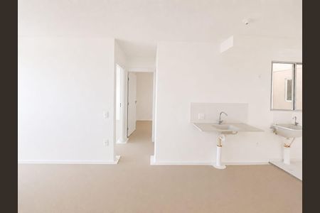 Cozinha de apartamento para alugar com 2 quartos, 42m² em Residencial Vale dos Sonhos, Goiânia