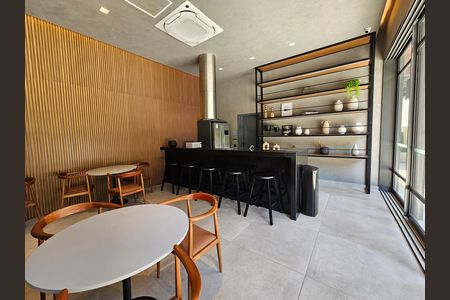 Área comum de kitnet/studio para alugar com 1 quarto, 22m² em Santo Amaro, São Paulo