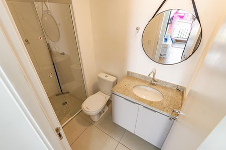 Banheiro de apartamento à venda com 1 quarto, 32m² em Ipiranga, São Paulo