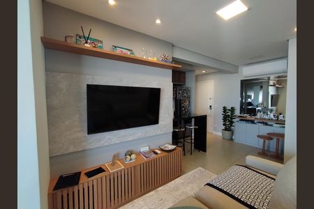 Sala  de apartamento à venda com 3 quartos, 96m² em Vila Brasilio Machado, São Paulo