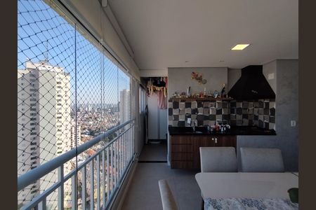 Varanda gourmet de apartamento à venda com 3 quartos, 96m² em Vila Brasilio Machado, São Paulo