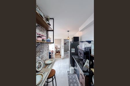 Apartamento para alugar com 34m², 2 quartos e 1 vagaCozinha e Área de Serviço