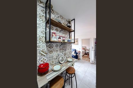 Apartamento para alugar com 34m², 2 quartos e 1 vagaCozinha e Área de Serviço
