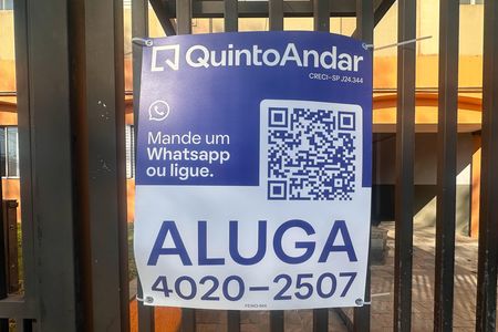 Placa de apartamento para alugar com 1 quarto, 25m² em Vila Santa Rita de Cassia, São Bernardo do Campo