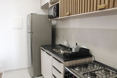 Cozinha de apartamento para alugar com 2 quartos, 42m² em Barra Olímpica, Rio de Janeiro