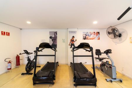 Área comum - Academia de apartamento para alugar com 2 quartos, 62m² em Indianópolis, São Paulo