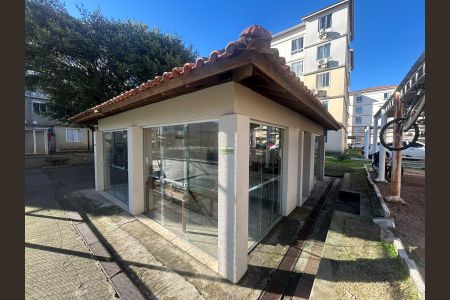 Área comum - Churrasqueira de apartamento para alugar com 2 quartos, 43m² em Fátima, Canoas