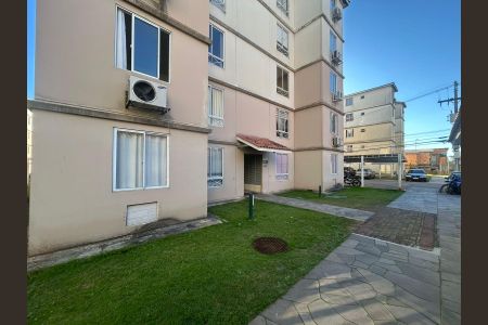 Fachada do bloco de apartamento para alugar com 2 quartos, 43m² em Fátima, Canoas