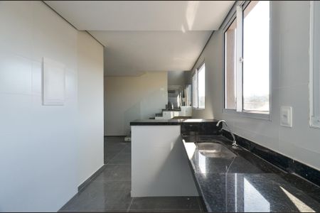 Cozinha de apartamento à venda com 3 quartos, 122m² em Nova Vista, Belo Horizonte