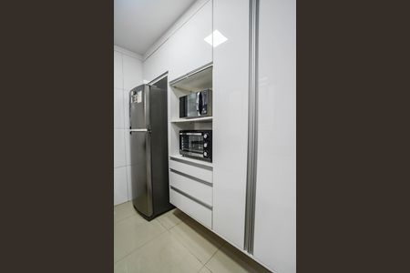 Cozinha de apartamento à venda com 2 quartos, 46m² em Jardim Alvorada, Santo André