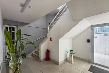 Hall de entrada de apartamento para alugar com 1 quarto, 50m² em Boqueirão, Praia Grande