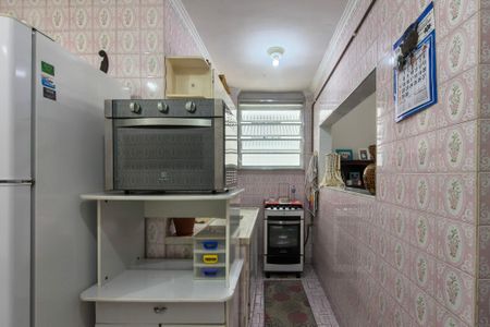 Cozinha  de apartamento para alugar com 1 quarto, 50m² em Boqueirão, Praia Grande