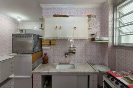 Cozinha  de apartamento para alugar com 1 quarto, 50m² em Boqueirão, Praia Grande