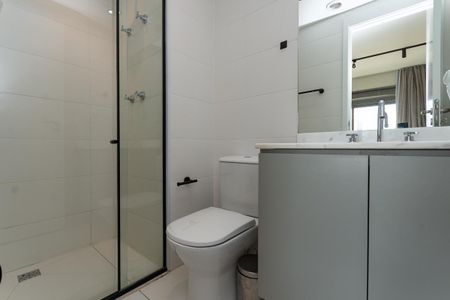 Apartamento à venda com 21m², 1 quarto e sem vaga Apartamento à venda com 21m², 1 quarto e sem vagaBanheiro social