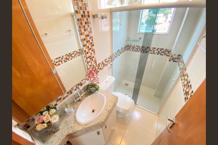 Banheiro de apartamento à venda com 3 quartos, 76m² em Pampulha, Belo Horizonte