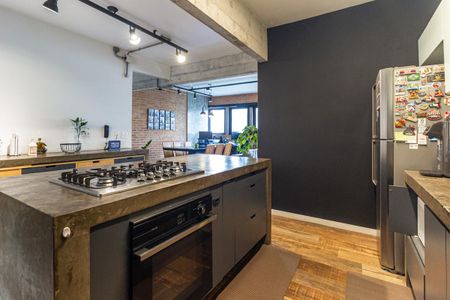 Cozinha de apartamento para alugar com 2 quartos, 105m² em Higienópolis, São Paulo