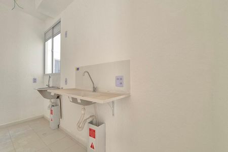 Cozinha de apartamento à venda com 2 quartos, 40m² em Jardim Rossin, Campinas