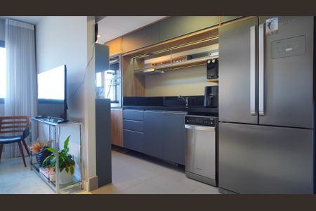 Apartamento para alugar com 58m², 1 quarto e 1 vaga Apartamento para alugar com 58m², 1 quarto e 1 vagaCozinha e sala