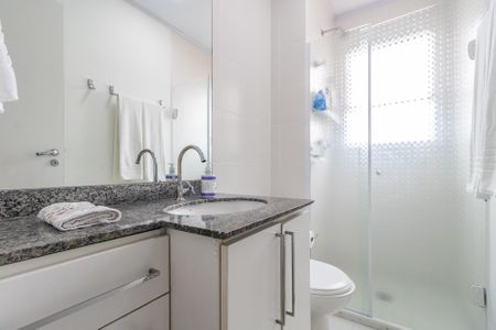 Banheiro da Suíte de apartamento à venda com 2 quartos, 76m² em Jardim Esperanca, Barueri