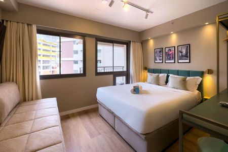 Studio à venda com 24m², 1 quarto e sem vaga Studio à venda com 24m², 1 quarto e sem vagaSala / Quarto