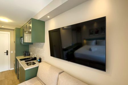 Studio à venda com 24m², 1 quarto e sem vaga Studio à venda com 24m², 1 quarto e sem vagaSala / Quarto