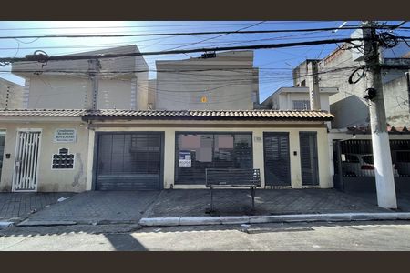 Fachada+Placa de casa de condomínio para alugar com 3 quartos, 102m² em Vila Granada, São Paulo