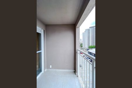 Varanda da Sala de apartamento para alugar com 1 quarto, 35m² em Parque Industrial Tomas Edson, São Paulo