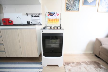 Studio para alugar com 36m², 1 quarto e sem vagaSala e Cozinha - Fogão