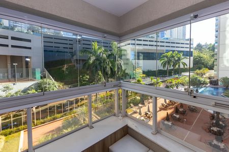 Varanda da Sala de Jantar de apartamento para alugar com 2 quartos, 77m² em Vila da Serra, Nova Lima