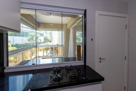 Cozinha de apartamento para alugar com 2 quartos, 77m² em Vila da Serra, Nova Lima