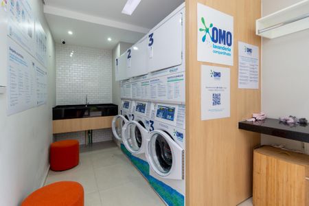 Apartamento para alugar com 35m², 1 quarto e sem vaga Apartamento para alugar com 35m², 1 quarto e sem vagaLavanderia