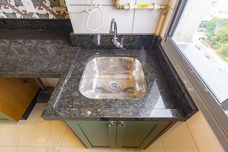 Detalhe - Área de Serviço de apartamento para alugar com 1 quarto, 35m² em Mooca, São Paulo