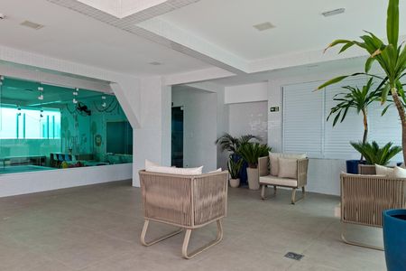 Área comum de apartamento para alugar com 2 quartos, 76m² em Maracanã, Praia Grande