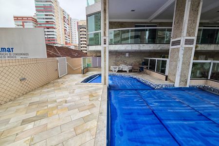 Área comum - Piscina de apartamento para alugar com 2 quartos, 94m² em Guilhermina, Praia Grande