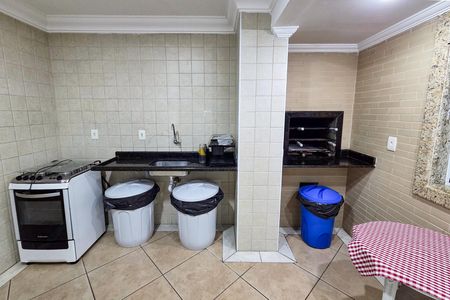 Área comum - Churrasqueira de apartamento para alugar com 2 quartos, 94m² em Guilhermina, Praia Grande