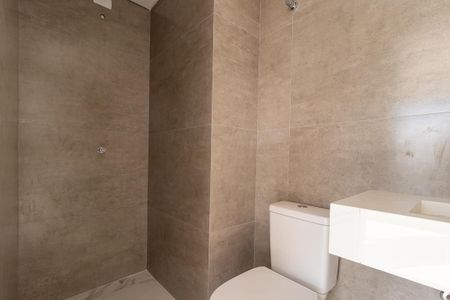 Banheiro de kitnet/studio à venda com 1 quarto, 28m² em Guabirotuba, Curitiba
