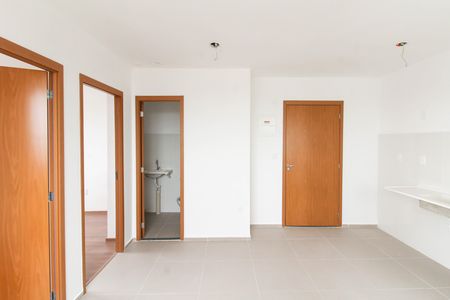 Sala de apartamento para alugar com 2 quartos, 42m² em Fátima, Canoas