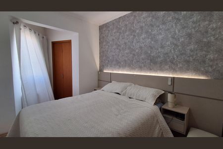 Suíte  de apartamento à venda com 3 quartos, 132m² em Campestre, São Caetano do Sul