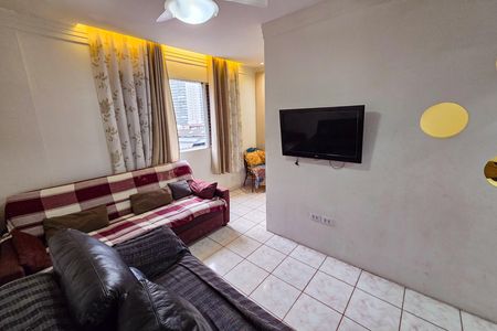 Sala de kitnet/studio para alugar com 1 quarto, 50m² em Forte, Praia Grande