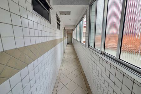 Área comum de kitnet/studio para alugar com 1 quarto, 50m² em Forte, Praia Grande