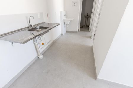Apartamento à venda com 34m², 2 quartos e sem vaga Apartamento à venda com 34m², 2 quartos e sem vagaCozinha e área de serviço