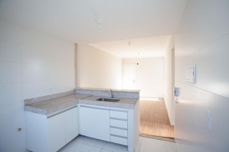 Cozinha e Área de Serviço de apartamento para alugar com 2 quartos, 55m² em Fonte Grande, Contagem