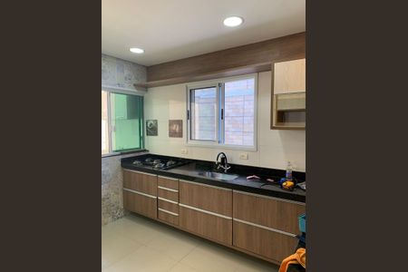 Cozinha de casa para alugar com 3 quartos, 125m² em Canto do Forte, Praia Grande