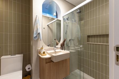 Apartamento à venda com 91m², 2 quartos e 1 vagaBanheiro Social