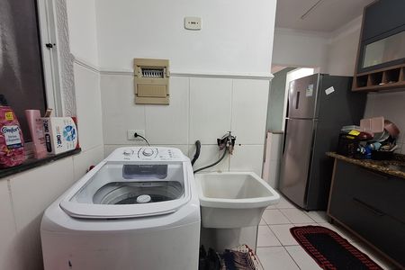 Lavanderia de apartamento à venda com 2 quartos, 53m² em Parque Sao Vicente, Santo André